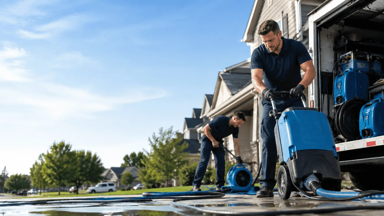 Dehumidification being performed in S Coffeyville, OK